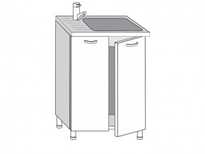 2.60.2м Шкаф-стол на 600мм под врезную мойку с 2-мя дверцами в Новоуральске - novouralsk.magazinmebel.ru | фото