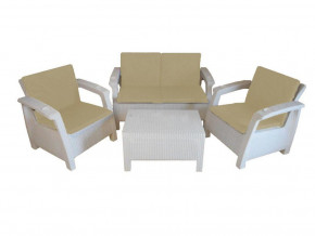 Комплект уличной мебели Yalta Premium Terrace Set белый в Новоуральске - novouralsk.magazinmebel.ru | фото