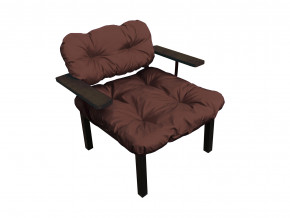 Кресло Дачное коричневая подушка в Новоуральске - novouralsk.magazinmebel.ru | фото