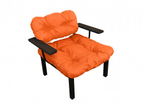 Кресло Дачное оранжевая подушка в Новоуральске - novouralsk.magazinmebel.ru | фото