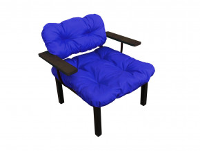 Кресло Дачное синяя подушка в Новоуральске - novouralsk.magazinmebel.ru | фото
