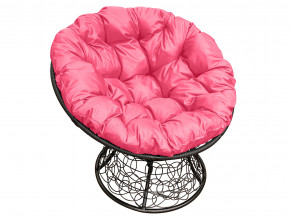 Кресло Папасан с ротангом розовая подушка в Новоуральске - novouralsk.magazinmebel.ru | фото