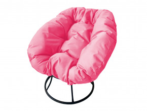 Кресло Пончик без ротанга розовая подушка в Новоуральске - novouralsk.magazinmebel.ru | фото