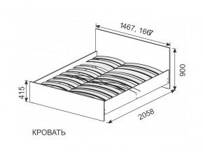 Кровать 1600х2000 ортопедическое основание в Новоуральске - novouralsk.magazinmebel.ru | фото