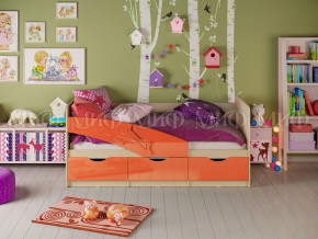 Кровать Дельфин 1600 Оранжевый металлик в Новоуральске - novouralsk.magazinmebel.ru | фото