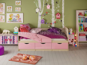 Кровать Дельфин 1600 Розовый металлик в Новоуральске - novouralsk.magazinmebel.ru | фото