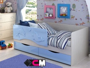 Кровать детская Алиса КР 812 голубая 1600 в Новоуральске - novouralsk.magazinmebel.ru | фото