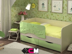 Кровать детская Алиса КР 812 зеленая 1600 в Новоуральске - novouralsk.magazinmebel.ru | фото - изображение 1