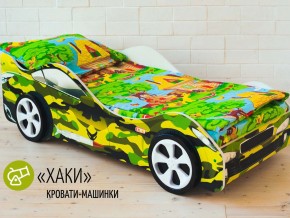 Кровать детская машина Хаки в Новоуральске - novouralsk.magazinmebel.ru | фото - изображение 2