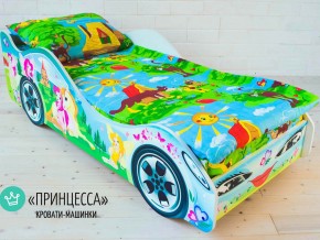 Кровать детская машинка Принцесса в Новоуральске - novouralsk.magazinmebel.ru | фото