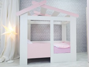Кровать детская Теремок без ящика розовая в Новоуральске - novouralsk.magazinmebel.ru | фото - изображение 1