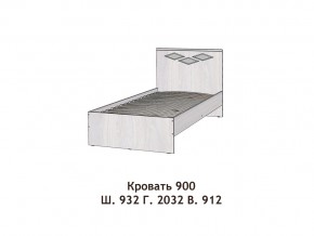 Кровать Диана 900 в Новоуральске - novouralsk.magazinmebel.ru | фото - изображение 2