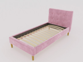 Кровать Пайли 900 розовый в Новоуральске - novouralsk.magazinmebel.ru | фото - изображение 1