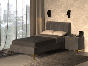 Кровать Рошаль 900 серый в Новоуральске - novouralsk.magazinmebel.ru | фото - изображение 2