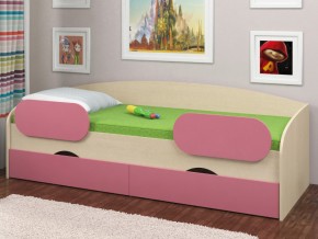 Кровать Соня 2 дуб молочный-розовый в Новоуральске - novouralsk.magazinmebel.ru | фото - изображение 2