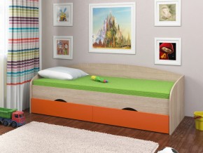 Кровать Соня 2 сонома-оранжевый в Новоуральске - novouralsk.magazinmebel.ru | фото - изображение 1