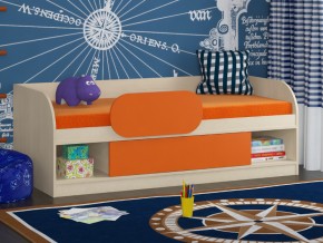 Кровать Соня 4 дуб молочный-оранжевый в Новоуральске - novouralsk.magazinmebel.ru | фото - изображение 3
