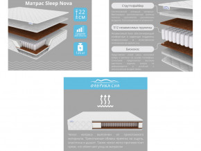 Матрас Sleep Nova шириной 1800 мм в Новоуральске - novouralsk.magazinmebel.ru | фото - изображение 2