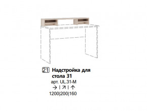 Надстройка для стола 31 (Полка) в Новоуральске - novouralsk.magazinmebel.ru | фото