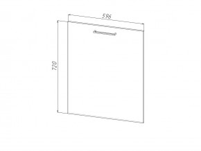 П 60 Комплект для посудомоечной машины 600 мм (цоколь + фасад) ЛДСП в Новоуральске - novouralsk.magazinmebel.ru | фото