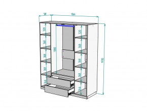 Шкаф Malta light H302 Белый в Новоуральске - novouralsk.magazinmebel.ru | фото - изображение 2