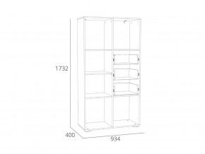 Стеллаж Элиот НМ 041.73 в Новоуральске - novouralsk.magazinmebel.ru | фото - изображение 2