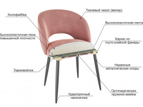 Стул Моли велюр синий в Новоуральске - novouralsk.magazinmebel.ru | фото - изображение 2